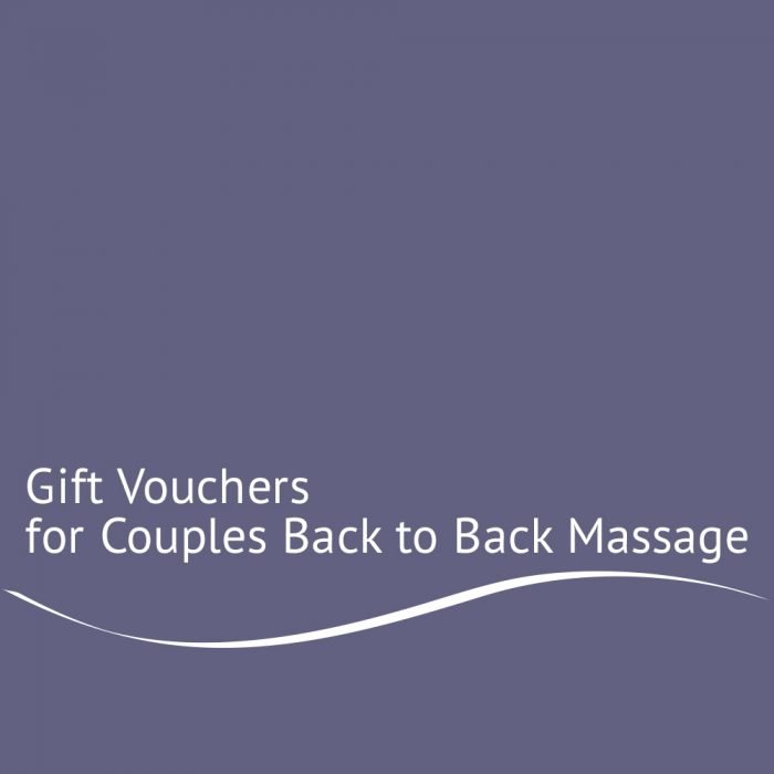 Vouchers for Couples Back to Back Home Massage